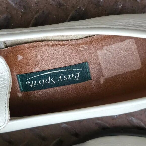 Easy Spirit Women Shoes White Leather Slip On Loafer Shoes Size 10 2A - Picture 8 of 9